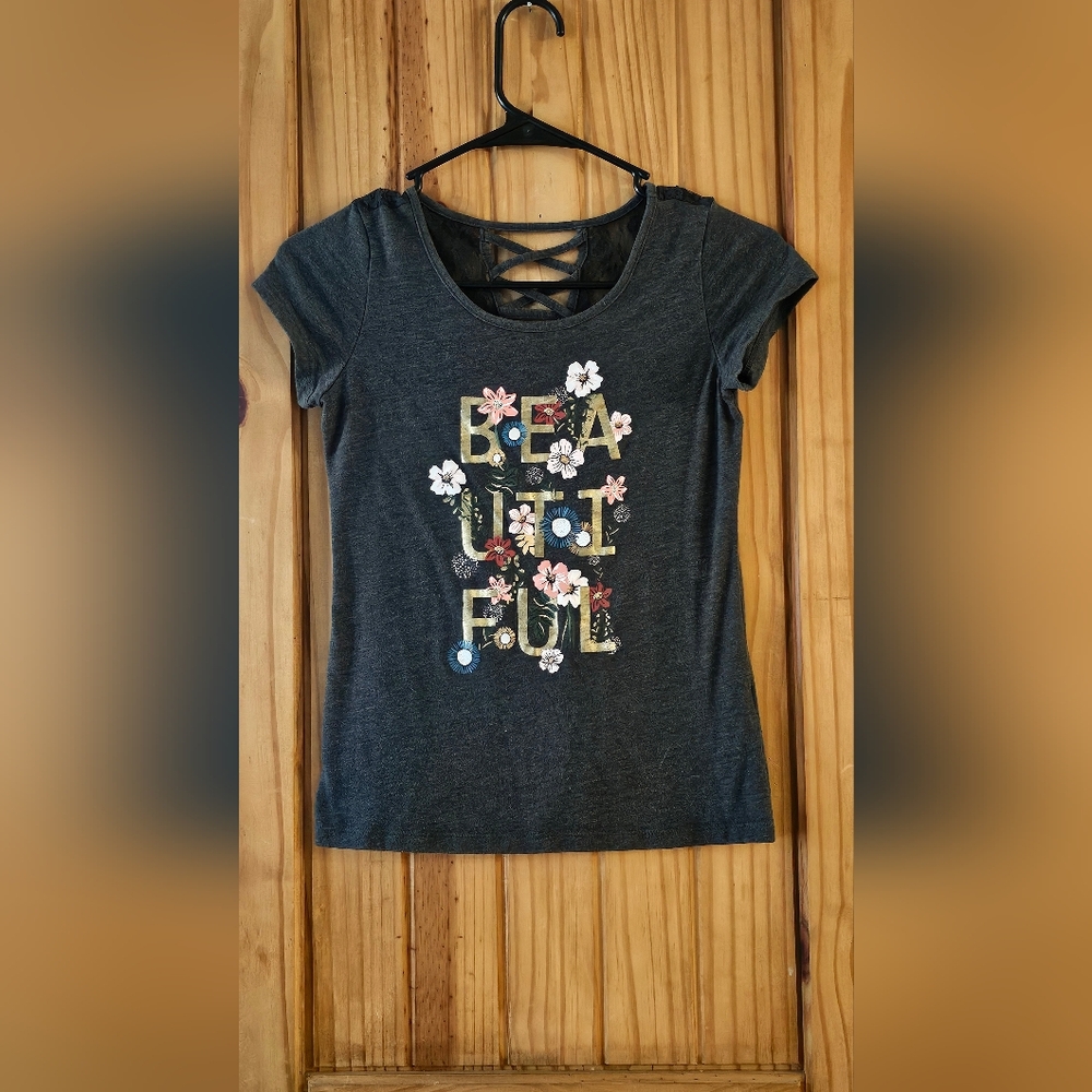 Girls "BEAUTIFUL" shirt